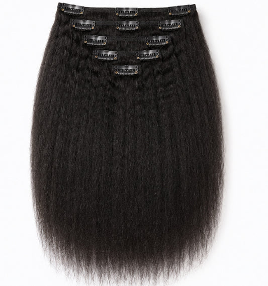Clip Ins | Kinky Straight 120 grams